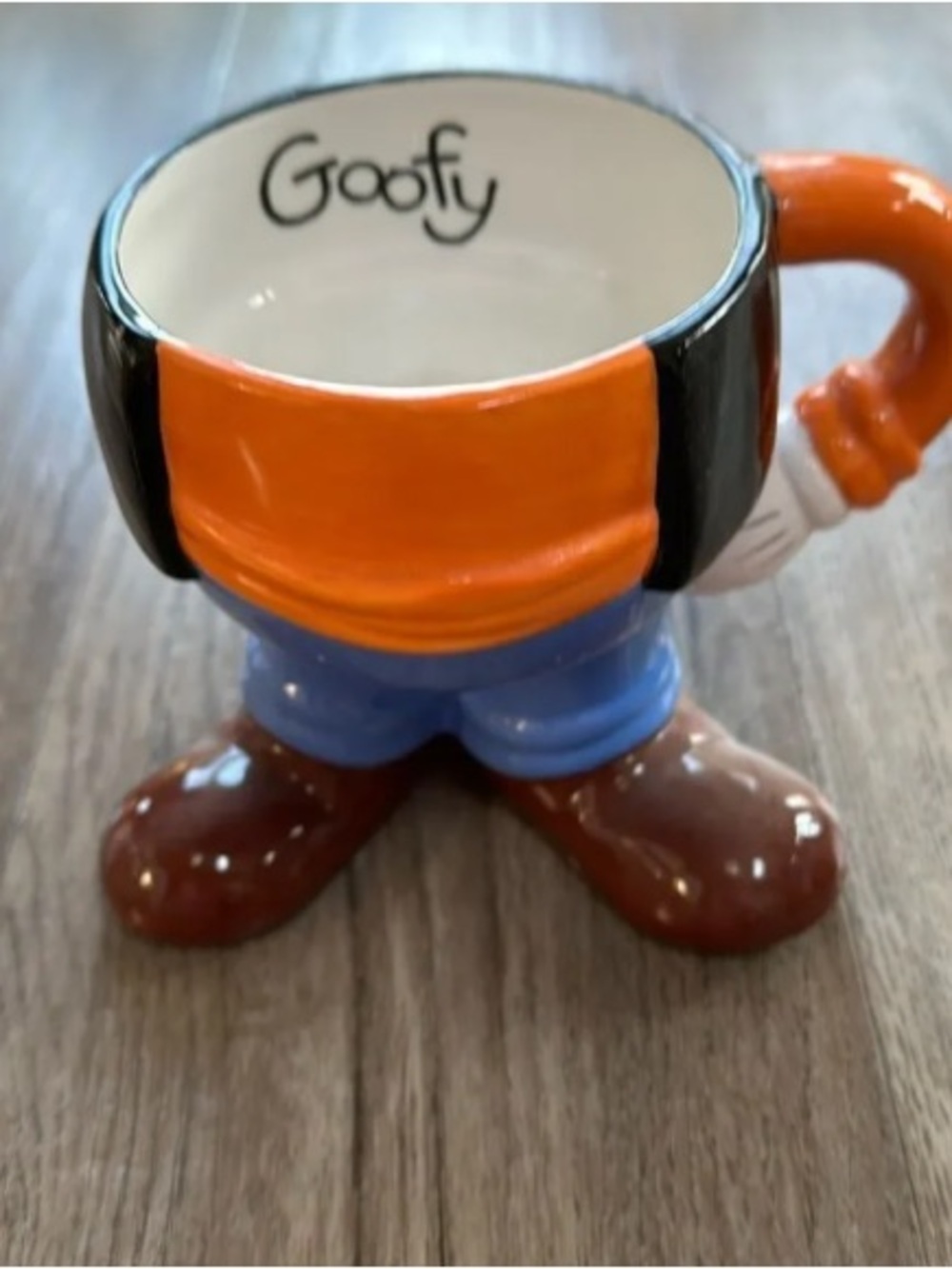 Collectible Disney Goofy 3D Sculpted Mug | Character Handle Coffee Cup